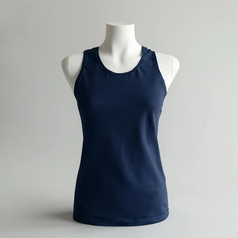 Tank Top (Sleeveless) · Unisex · Cotton — Navy
