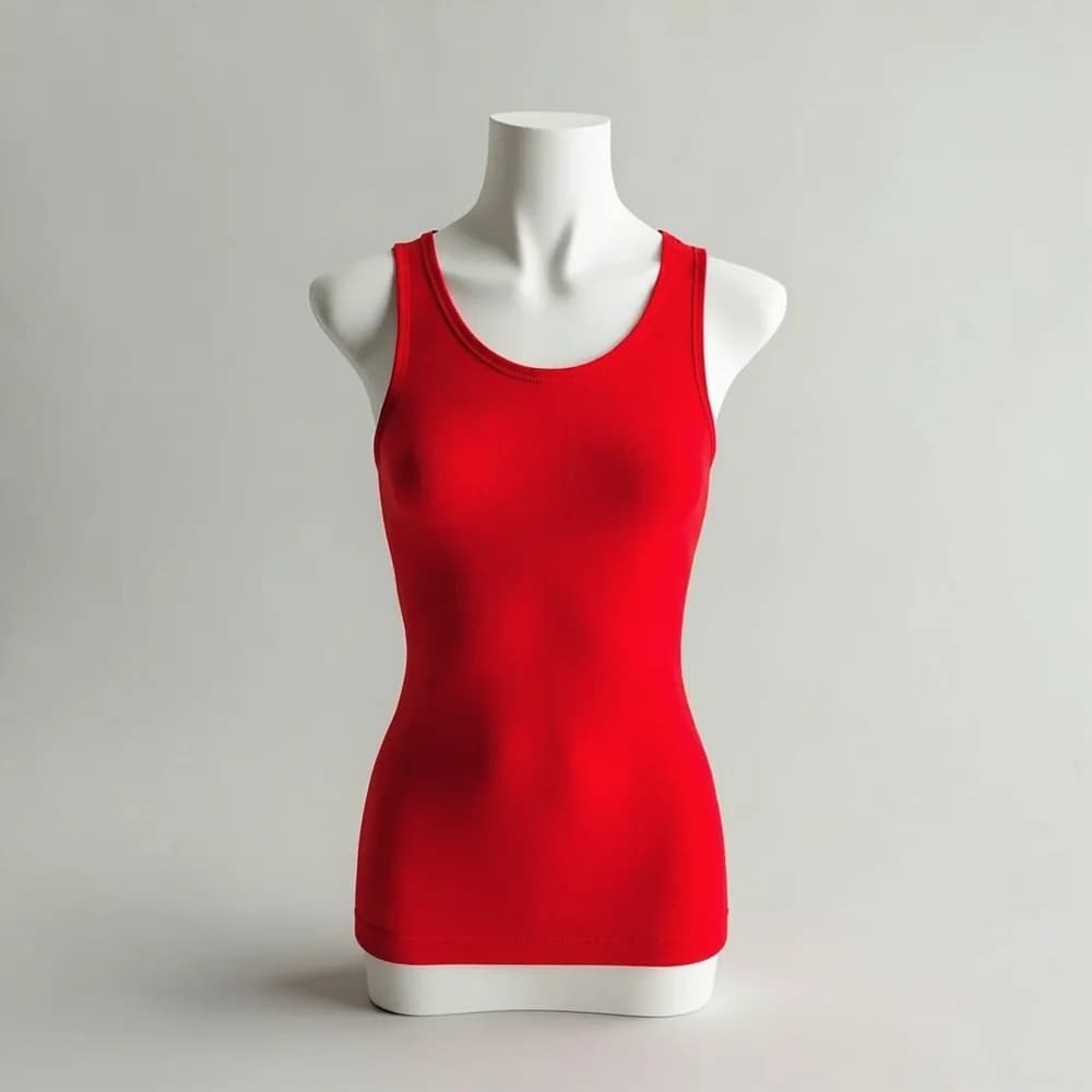 Tank Top (Sleeveless) · Unisex · Cotton — Red