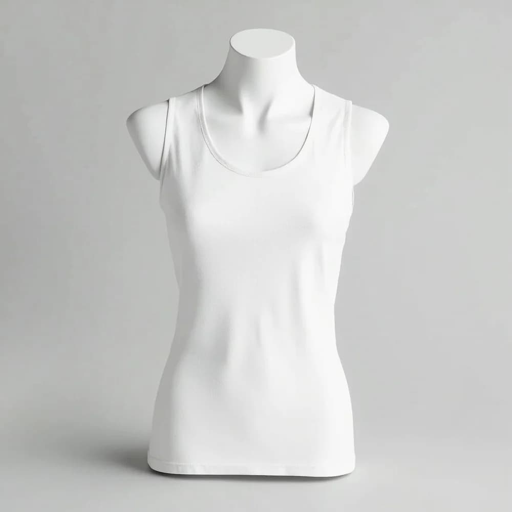Tank Top (Sleeveless) · Unisex · Cotton — White