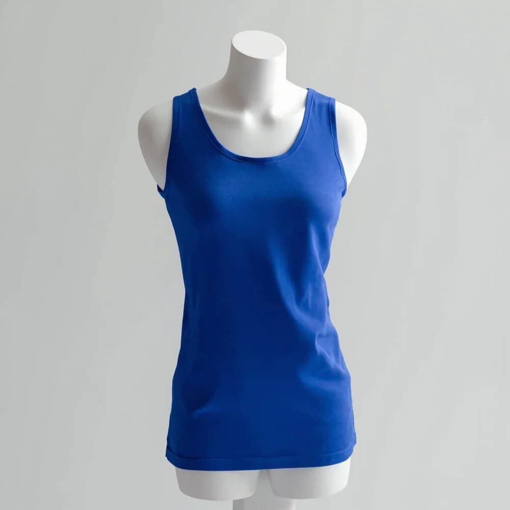 Tank Top (Sleeveless) · Women's · Cotton — Royal Blue