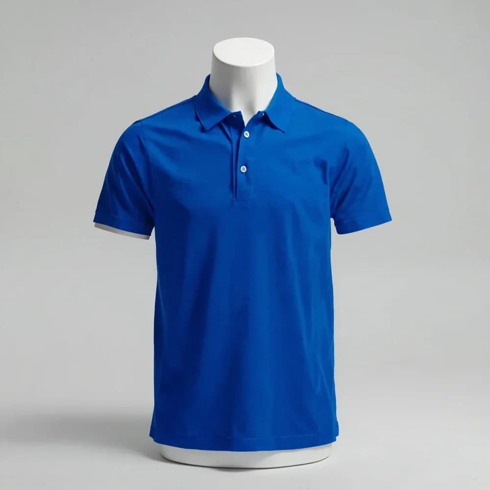 Polo Shirt - Short Sleeve · Men's · Polyester — Royal Blue