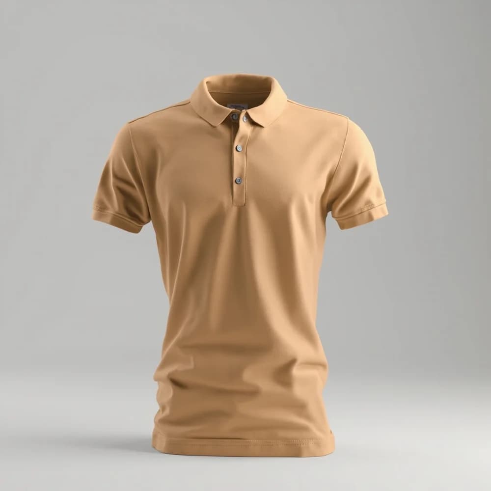 Polo Shirt - Short Sleeve · Unisex · Mix — Sand