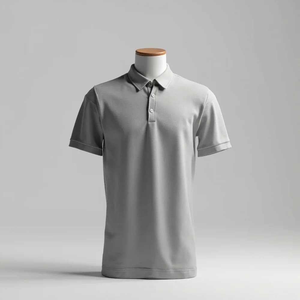 Polo Shirt - Short Sleeve · Unisex · Mix — Sport Gray