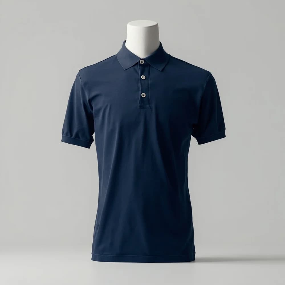 Polo Shirt - Short Sleeve · Women's · Cotton — Navy