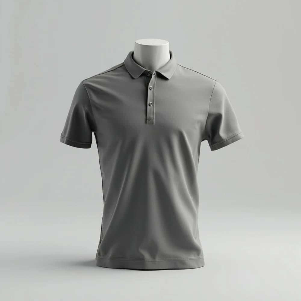 Polo Shirt - Short Sleeve · Women's · Polyester — Charcoal