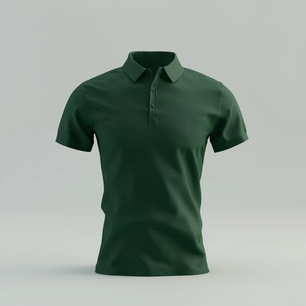 Polo Shirt - Short Sleeve · Women's · Polyester — Forest Green
