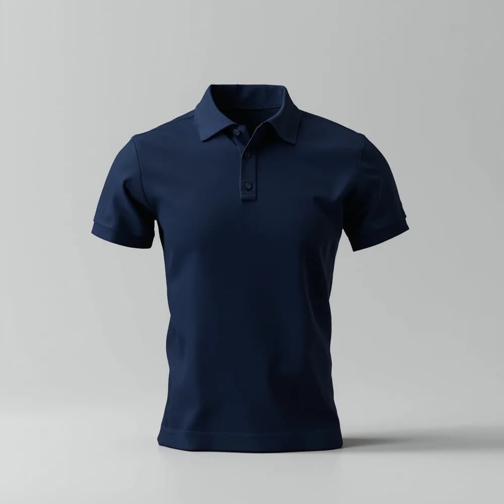 Polo Shirt - Short Sleeve · Women's · Polyester — Navy