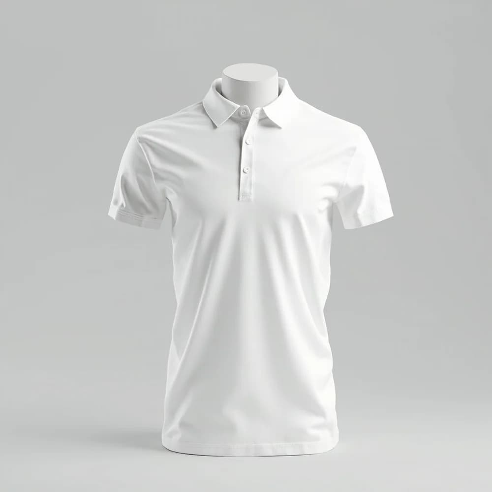 Polo Shirt - Short Sleeve · Women's · Polyester — White