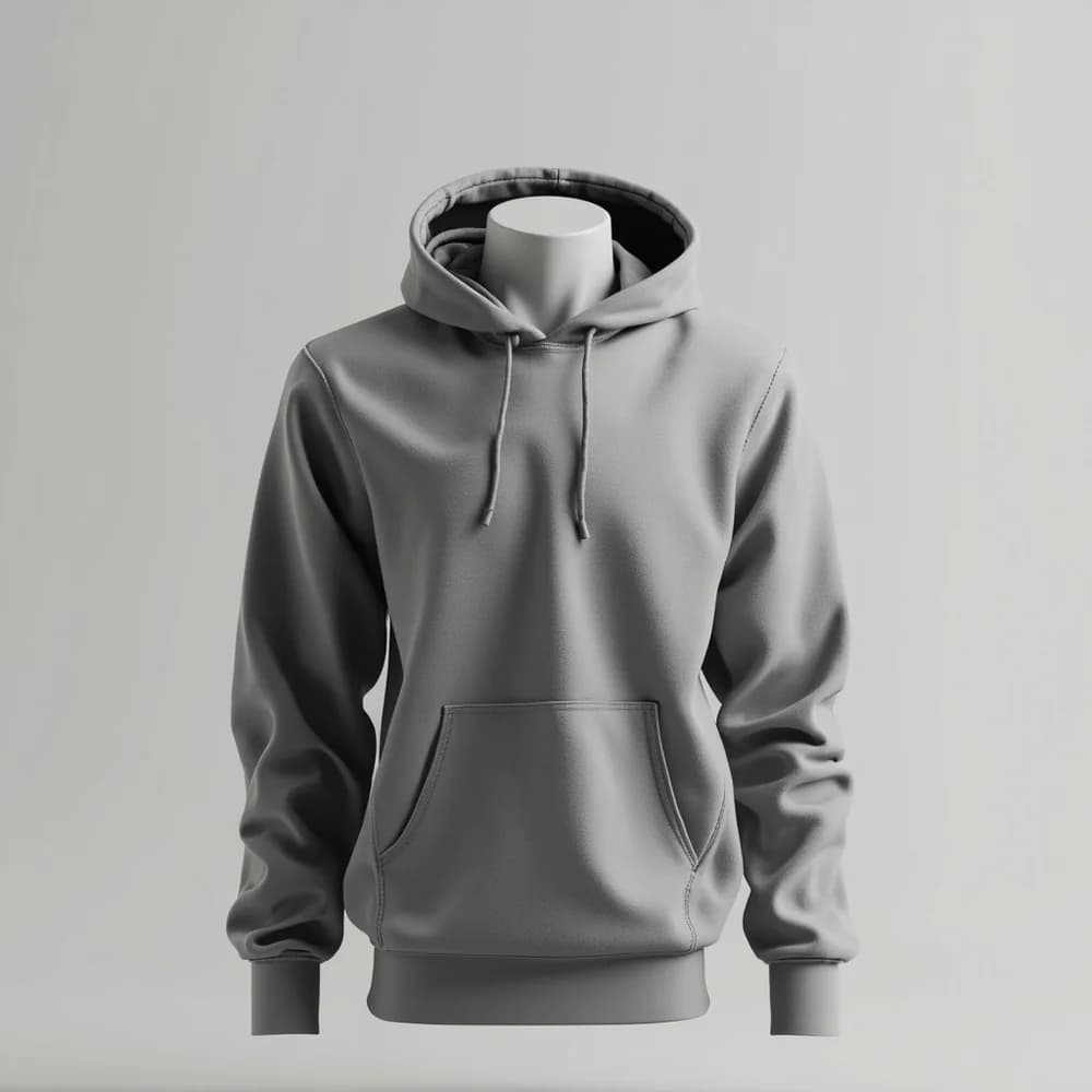 Zipper Hoodie · Unisex · Mix — Charcoal