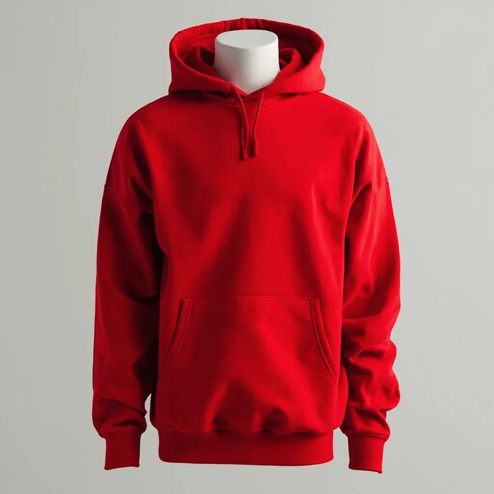 Zipper Hoodie · Unisex · Mix — Red