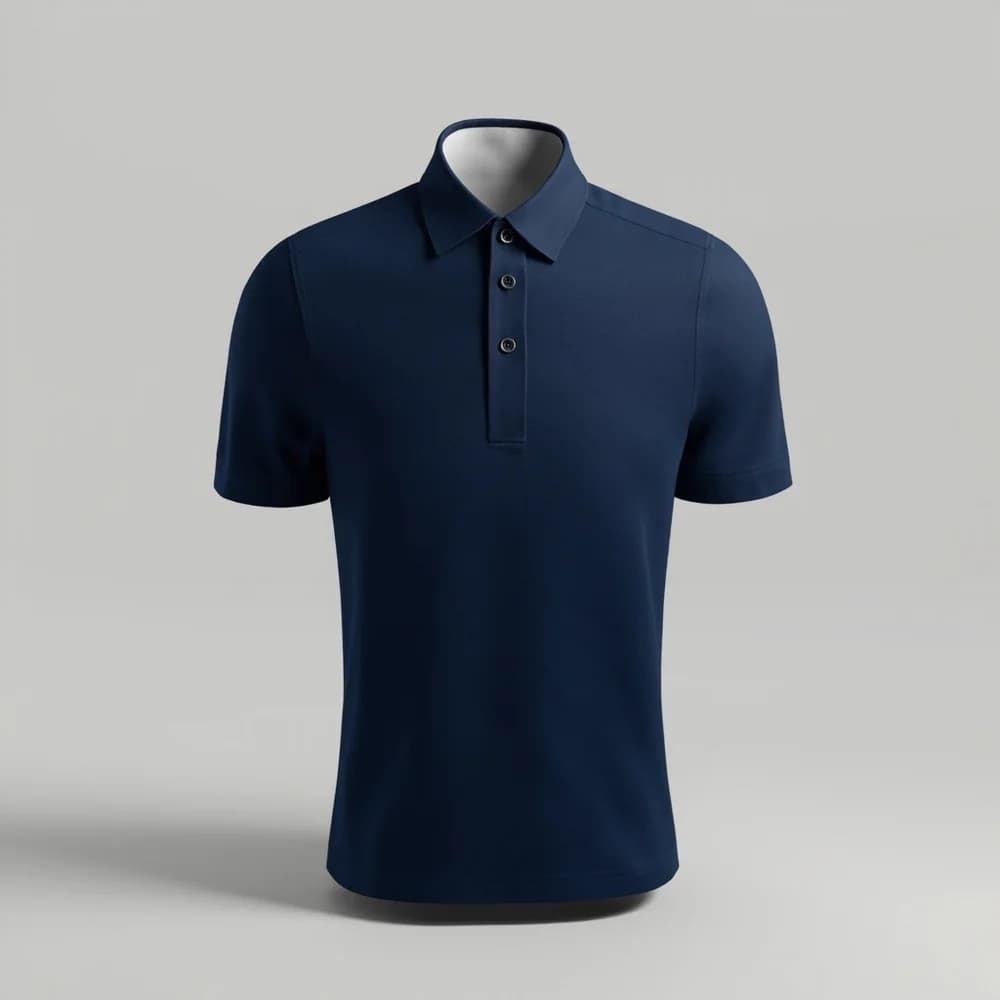 Performance Polo · Unisex · Polyester — Navy