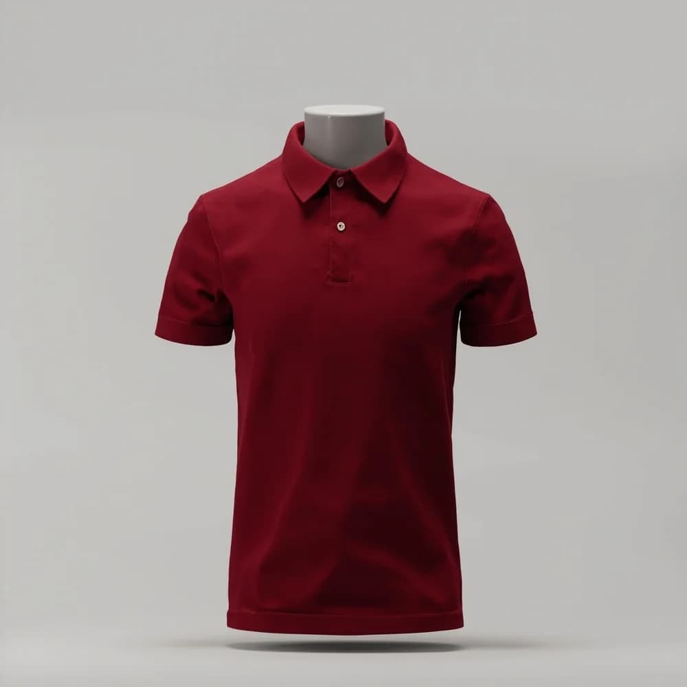 Performance Polo · Unisex · Polyester — Scarlet Red