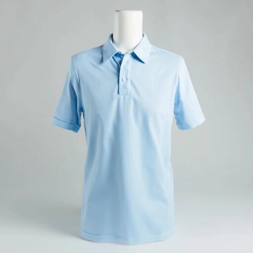 Performance Polo · Women's · Polyester — Light Blue