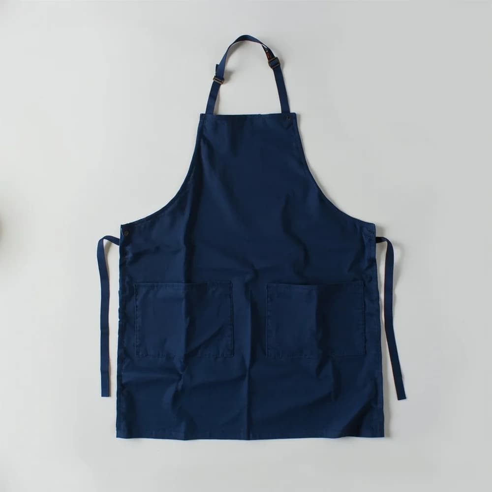 Half Apron with Pockets · Unisex — Navy