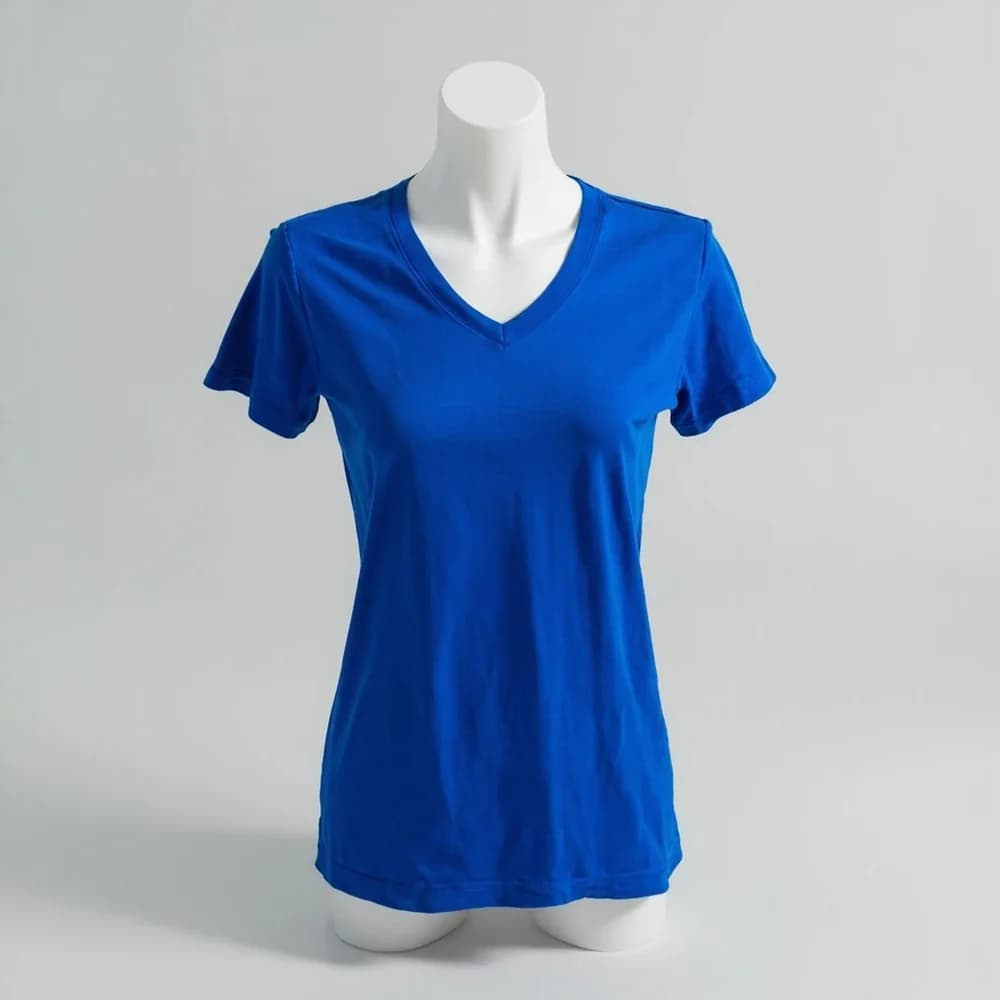 V-Neck T-Shirt - Short Sleeve · Unisex · Mix — Royal Blue