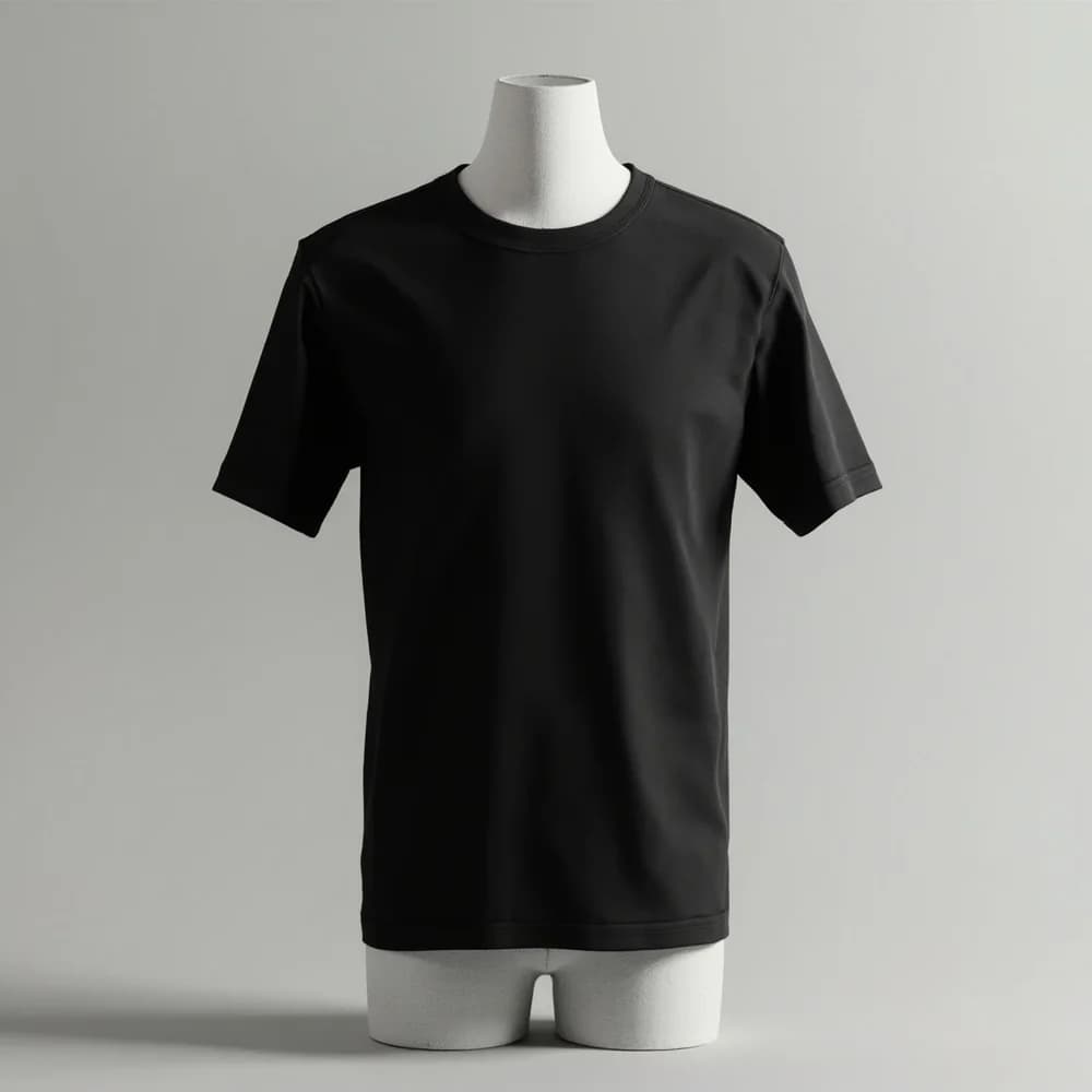 Short Sleeve Blouse · Women's — Black