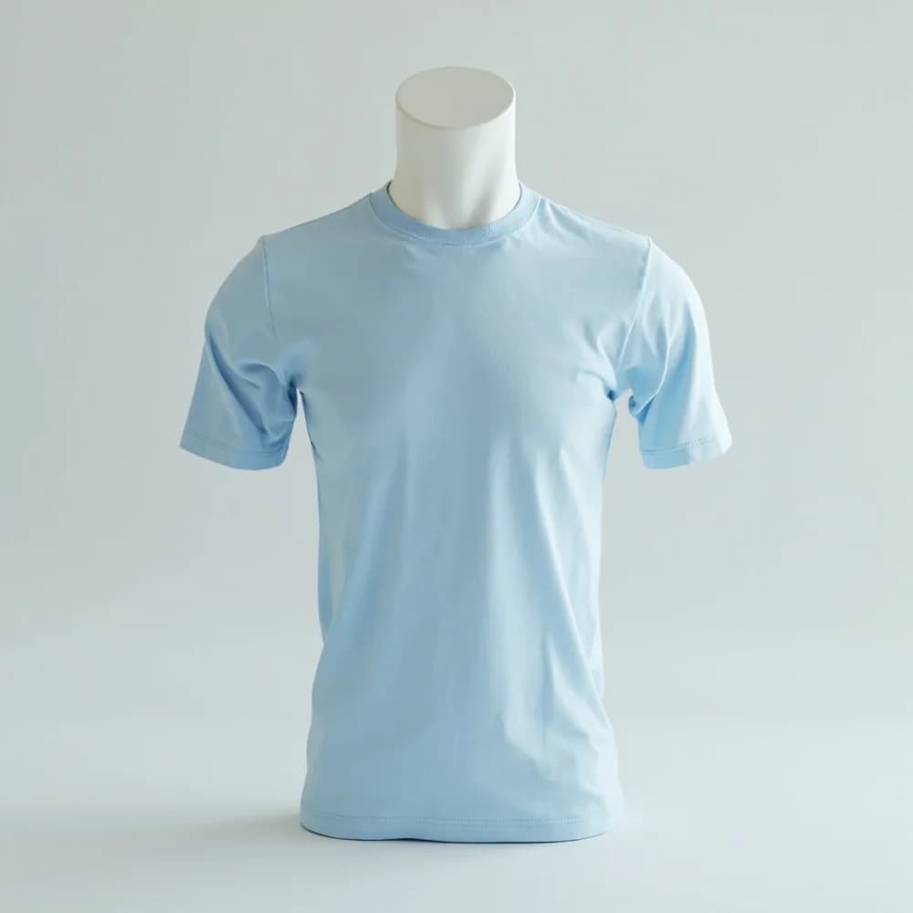 Button-Up Shirt · Men's — Light Blue