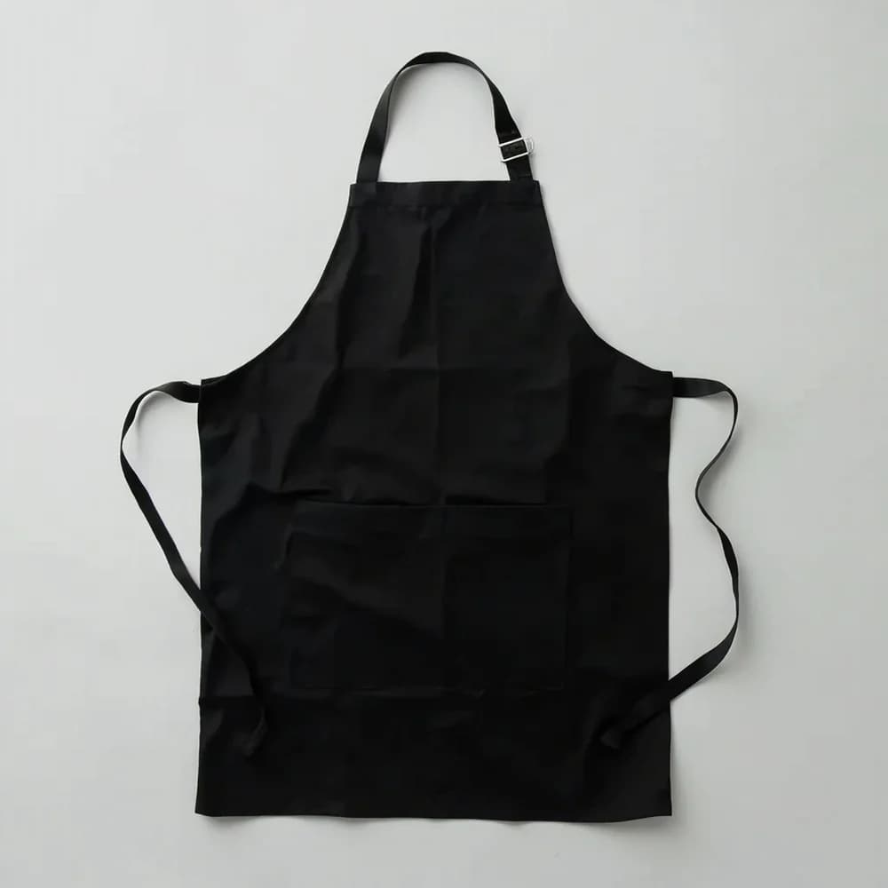 Full Bib Apron · Unisex — Black