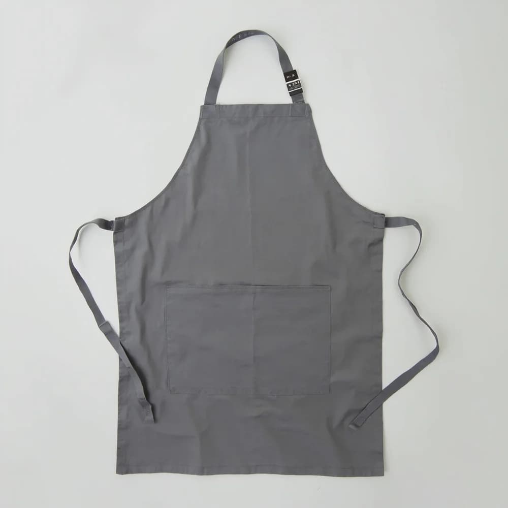 Full Bib Apron · Unisex — Charcoal