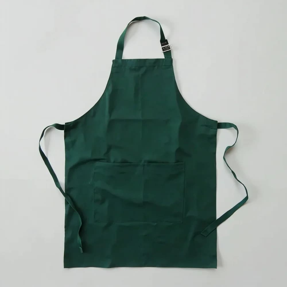 Full Bib Apron · Unisex — Forest Green