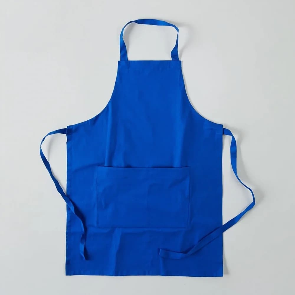 Full Bib Apron · Unisex — Royal Blue