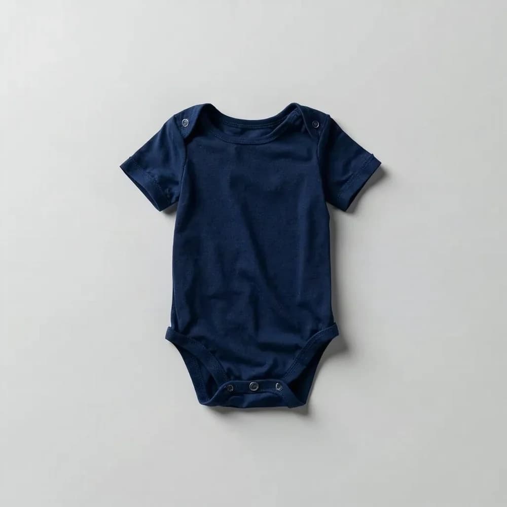 Baby Bodysuit · Unisex · Cotton — Navy
