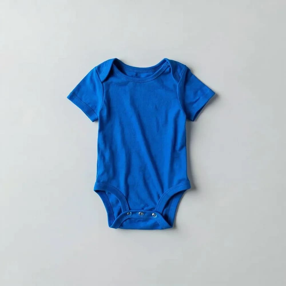Baby Bodysuit · Unisex · Cotton — Royal Blue