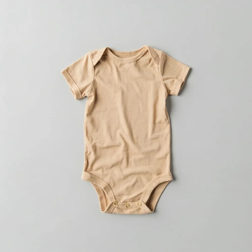 Baby Bodysuit · Unisex · Cotton — Sand