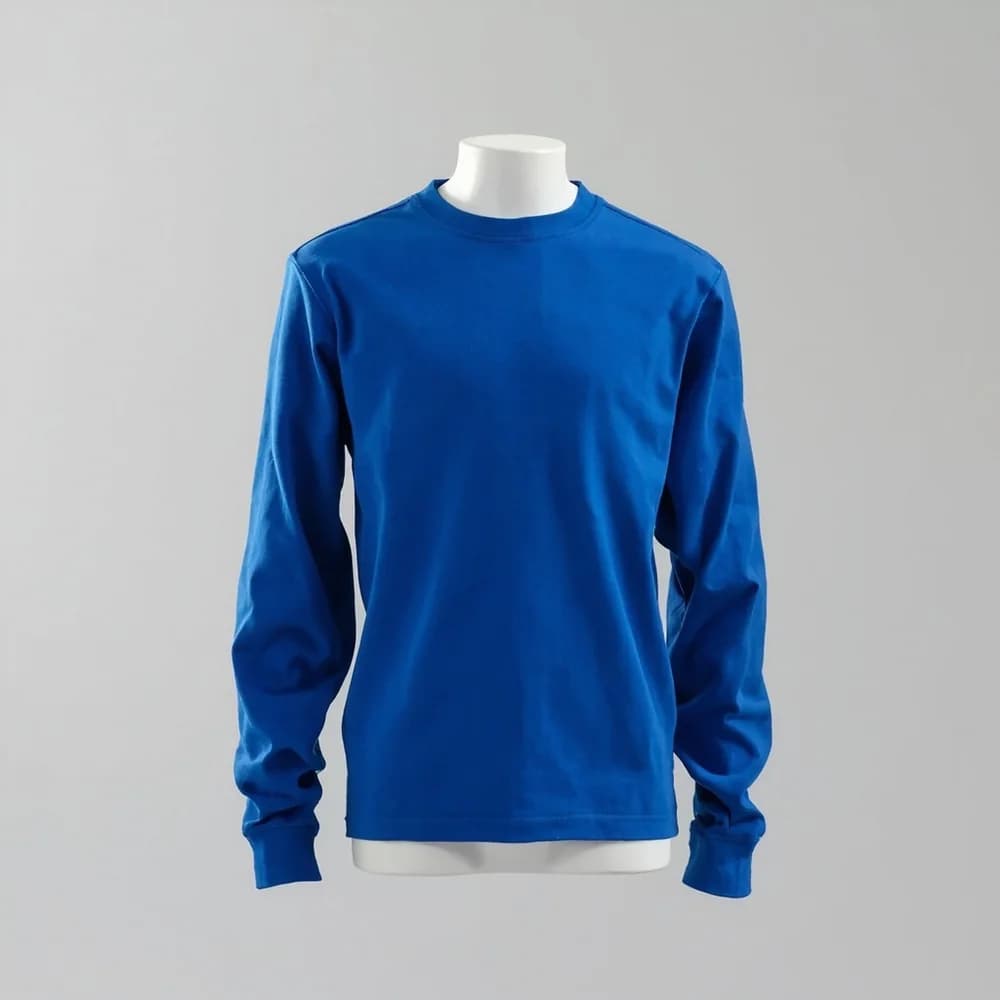 Long Sleeve T-Shirt - Round Neck · Men's — Royal Blue