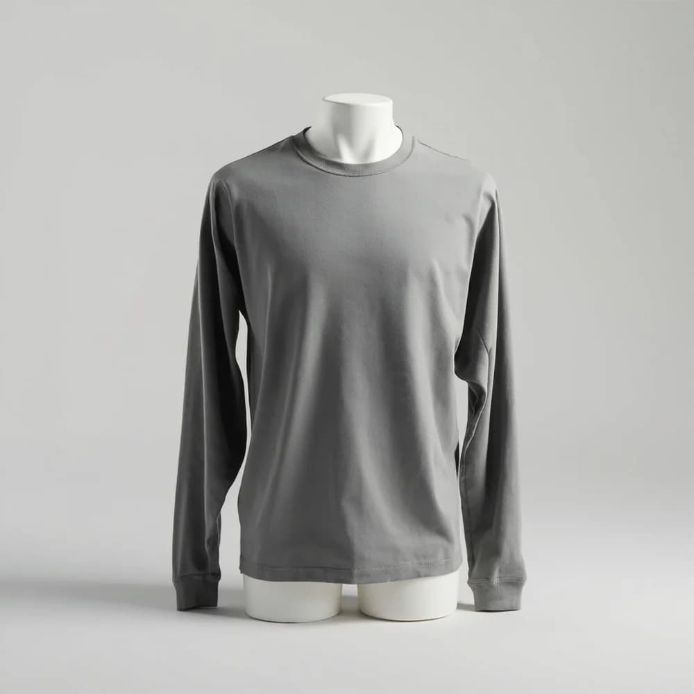 Long Sleeve T-Shirt - Round Neck · Men's — Sport Gray