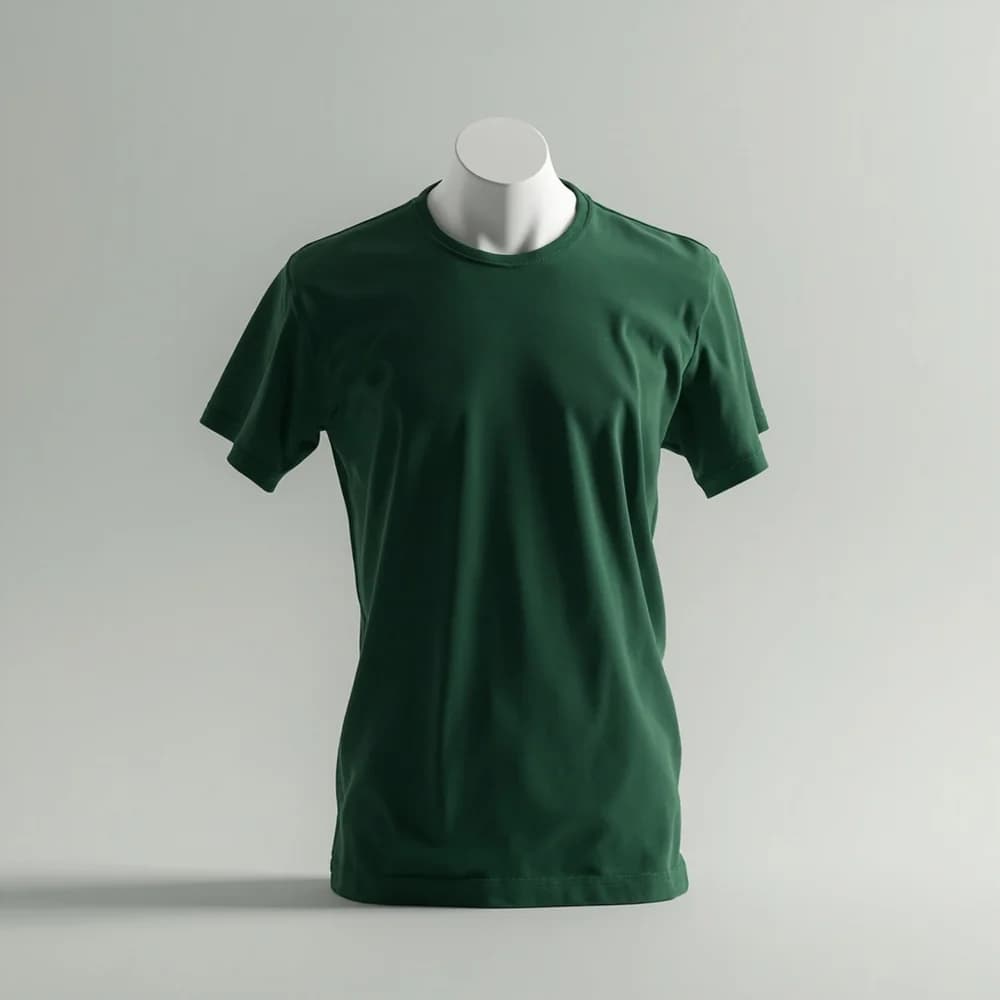 T-Shirt (Round Neck) - Short Sleeve · Unisex · Mix — Forest Green