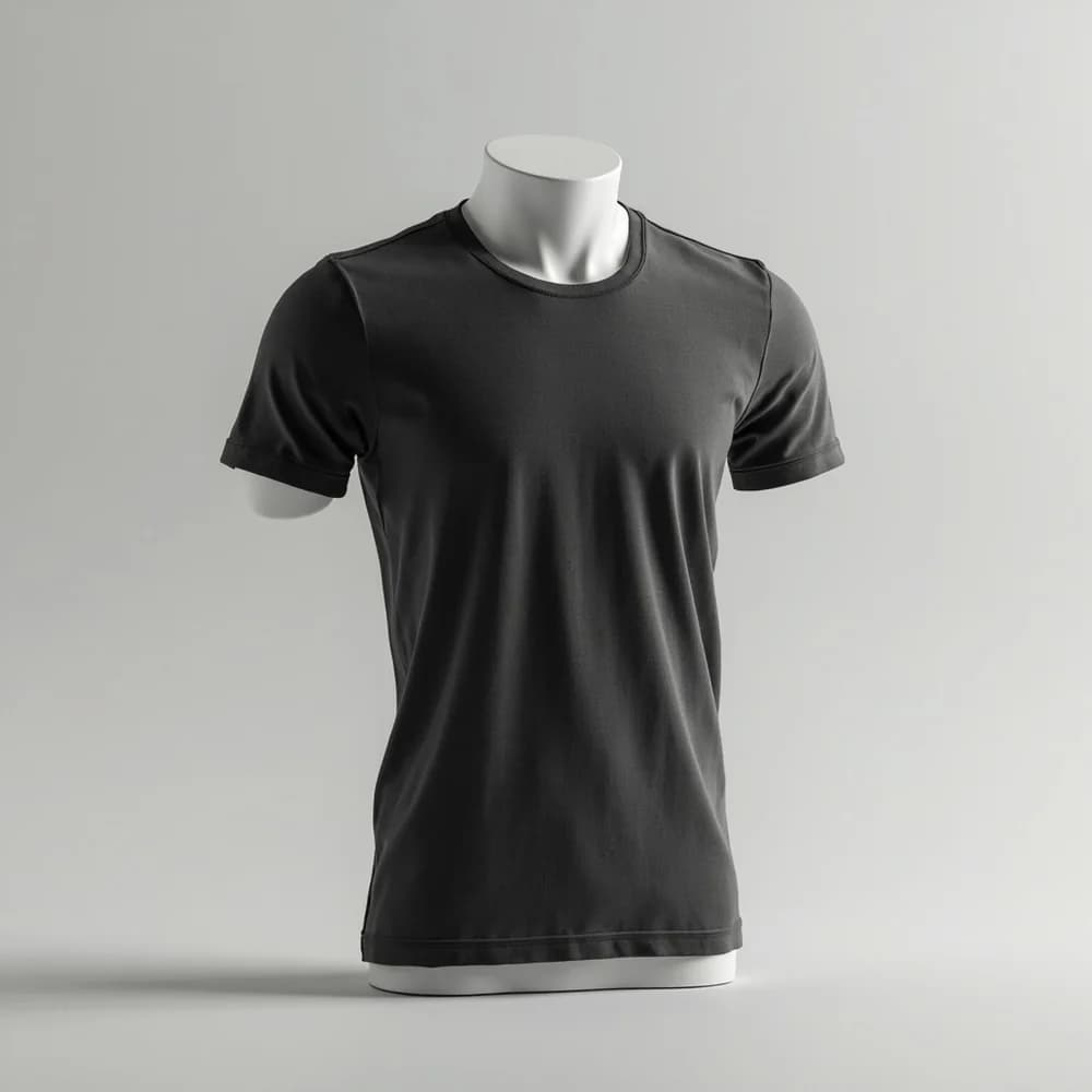T-Shirt (Round Neck) - Short Sleeve · Unisex · Mix — Heather Brown