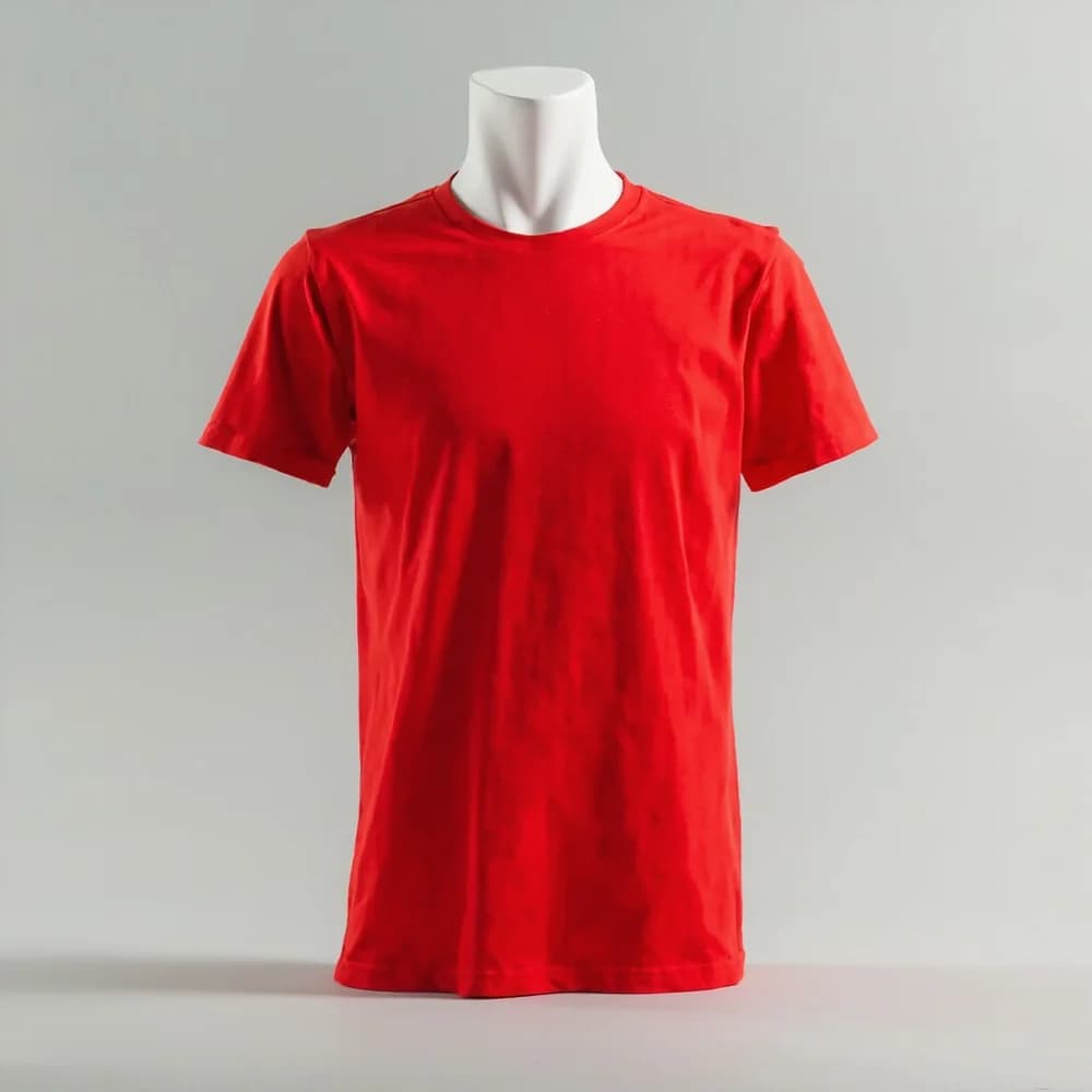 T-Shirt (Round Neck) - Short Sleeve · Unisex · Mix — Red