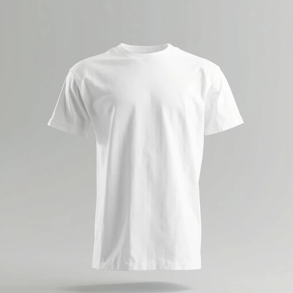T-Shirt (Round Neck) - Short Sleeve · Unisex · Mix — White