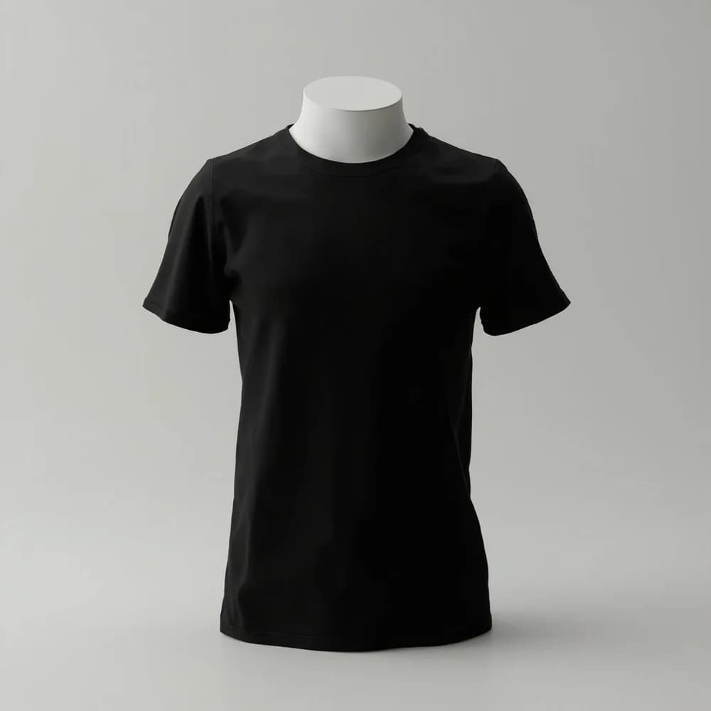 T-Shirt (Round Neck) - Short Sleeve · Women's · Mix — Black
