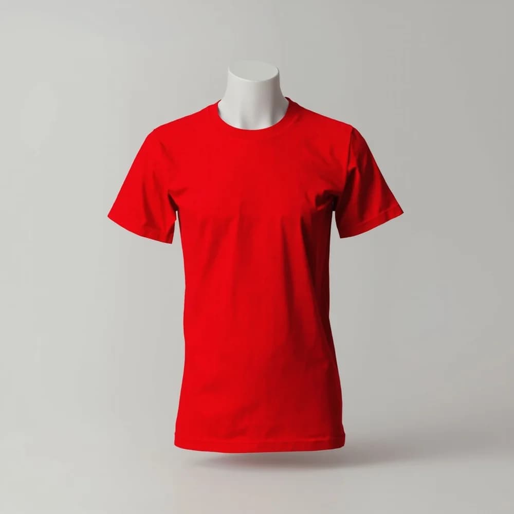 T-Shirt (Round Neck) - Short Sleeve · Women's · Mix — Red