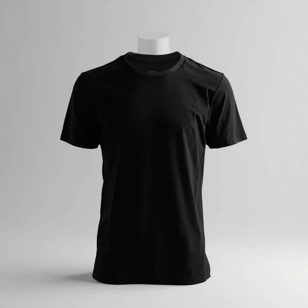 T-Shirt (Round Neck) Youth - Short Sleeve · Unisex · Cotton — Black