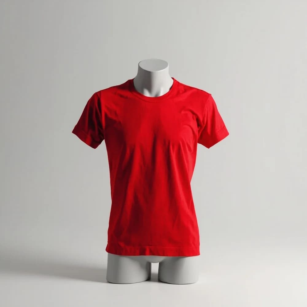 T-Shirt (Round Neck) Youth - Short Sleeve · Unisex · Cotton — Red
