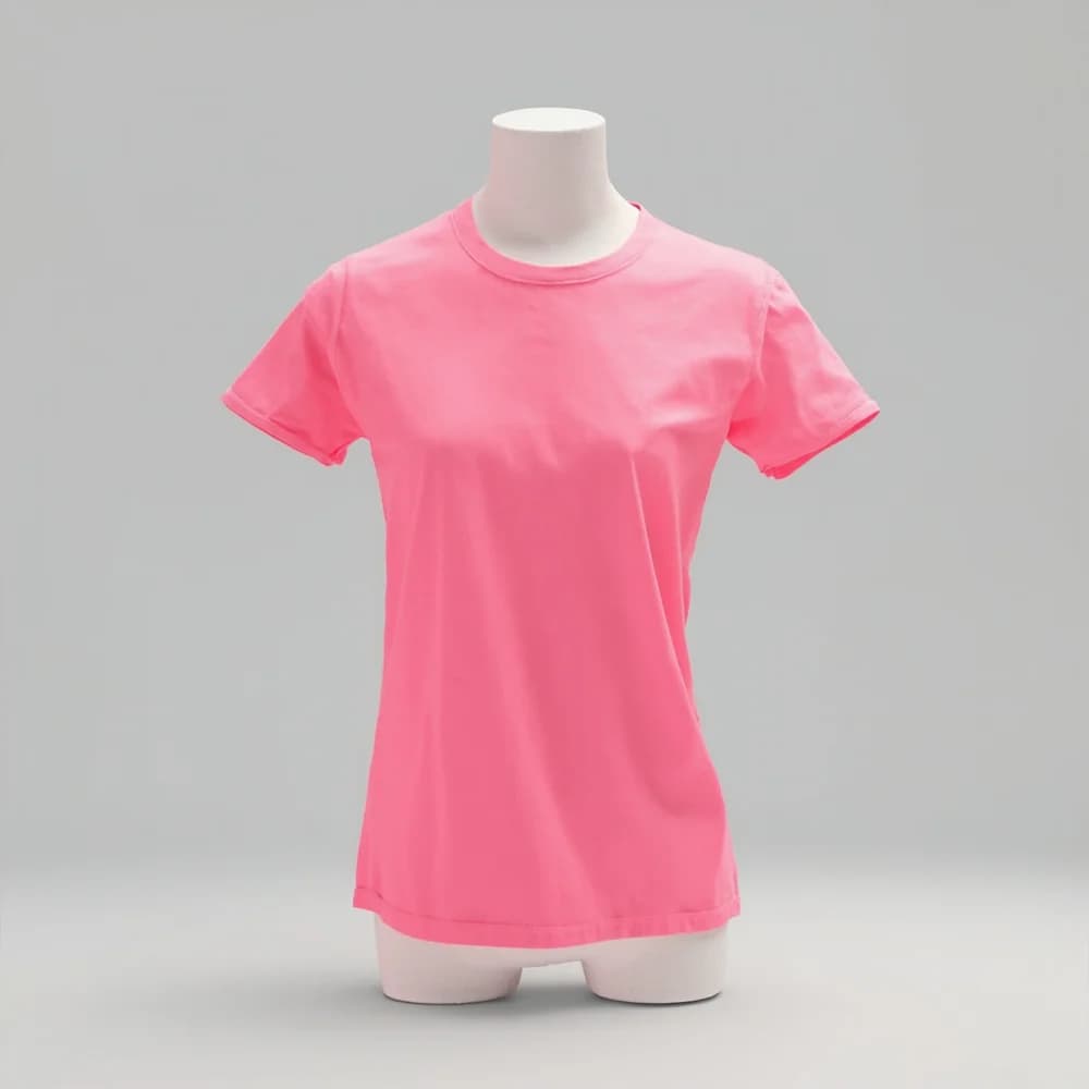 Performance Round Neck T-Shirt · Unisex · Polyester — Azalea