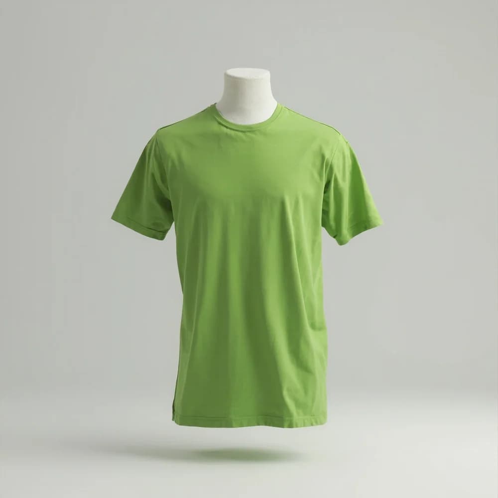 Performance Round Neck T-Shirt · Unisex · Polyester — Lime