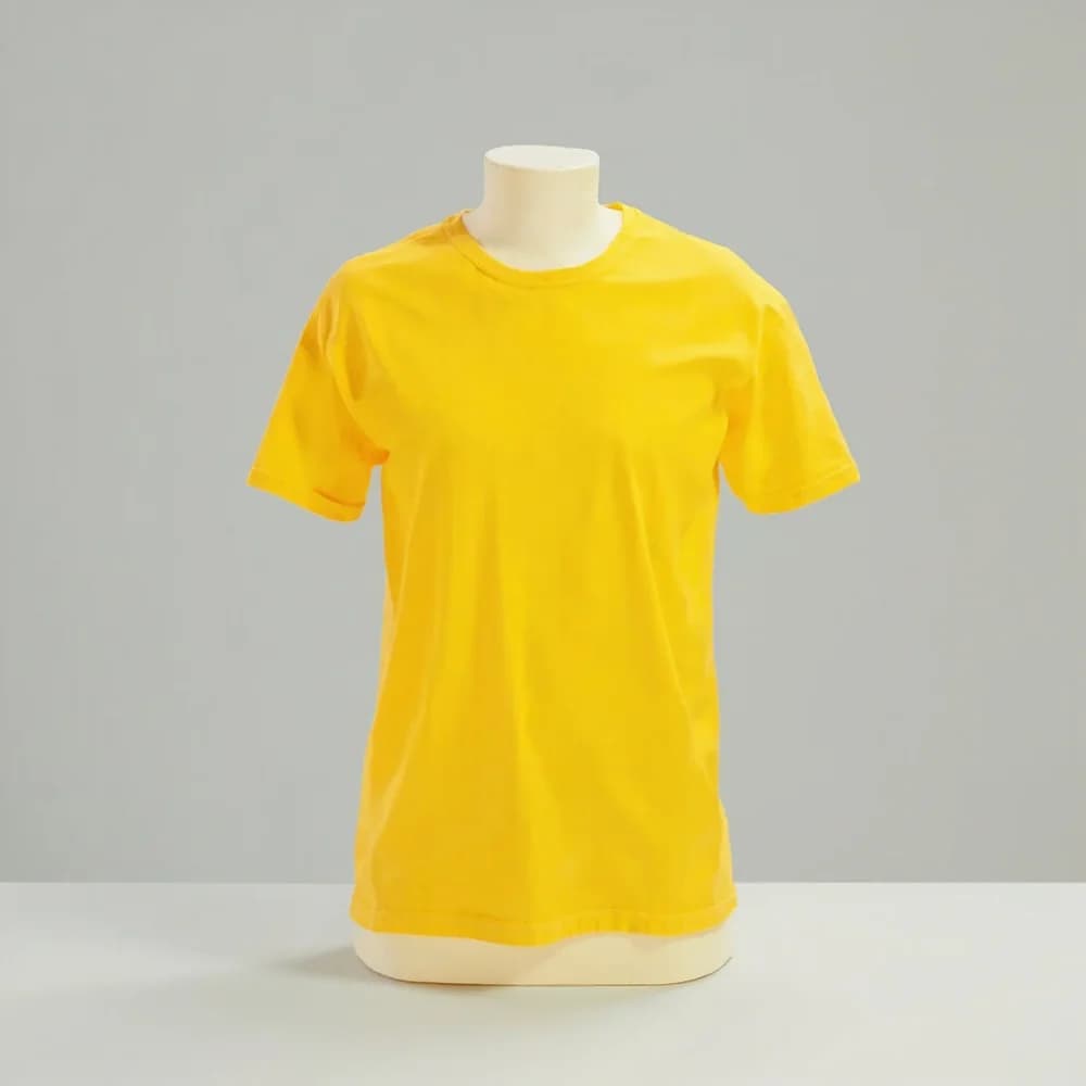 Performance Round Neck T-Shirt · Unisex · Polyester — Safety Green