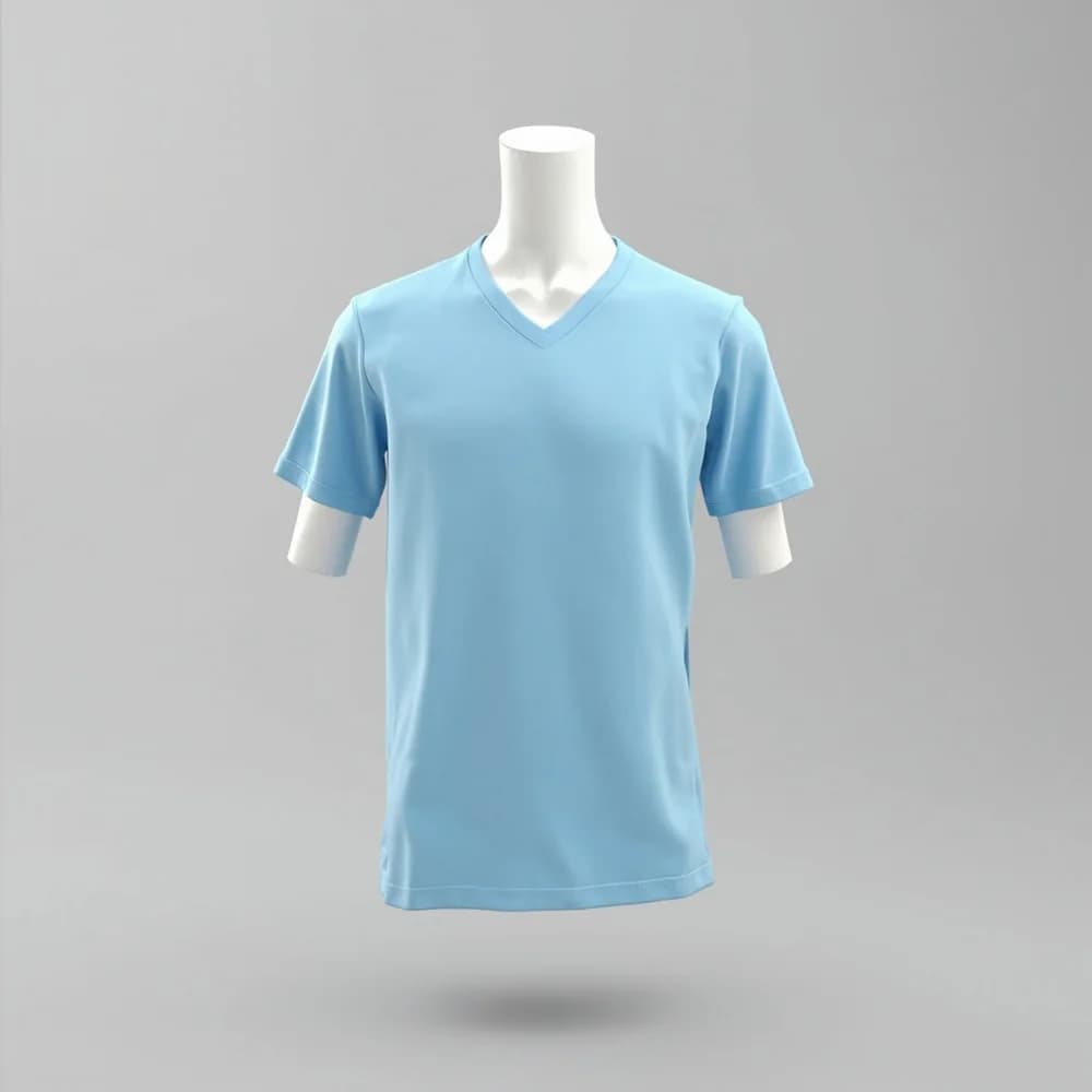 Performance V-Neck T-Shirt · Women's · Polyester — Carolina Blue