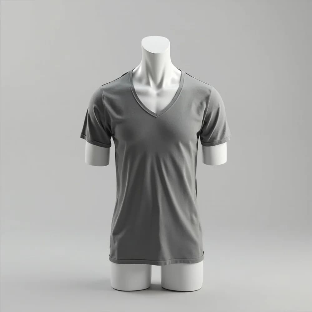 Performance V-Neck T-Shirt · Women's · Polyester — Charcoal