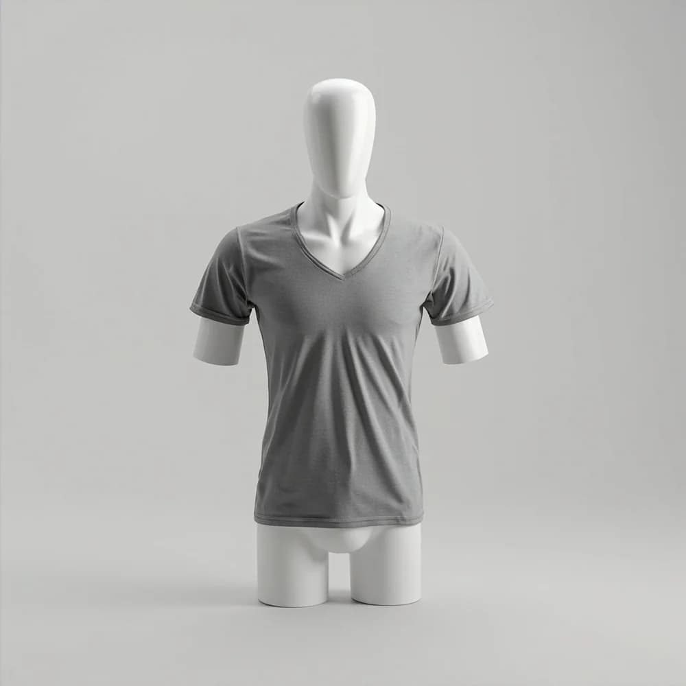 Performance V-Neck T-Shirt · Women's · Polyester — Sport Gray