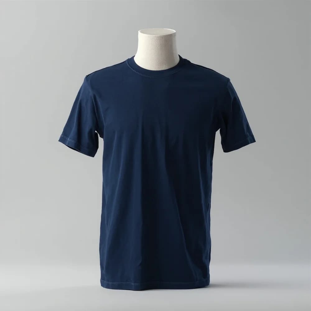 T-Shirt (Round Neck) - Short Sleeve · Women's · Polyester — Navy