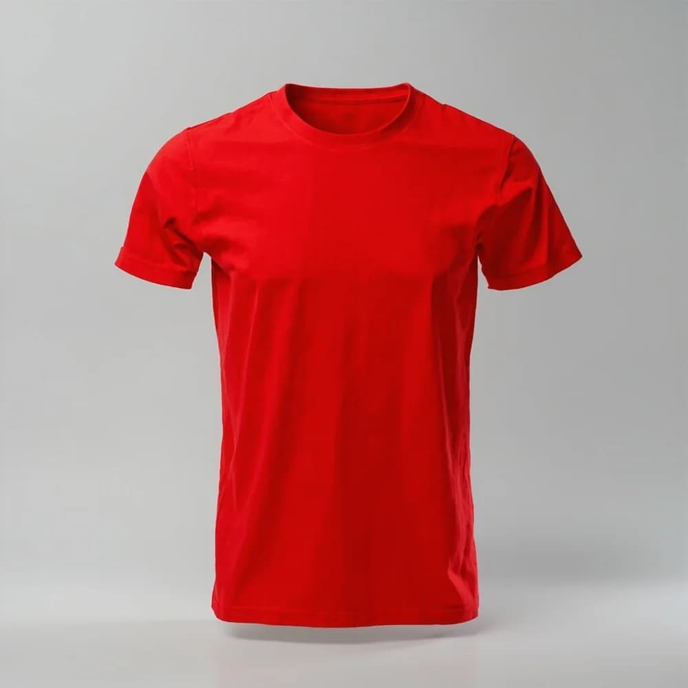 T-Shirt (Round Neck) - Short Sleeve · Women's · Polyester — Red
