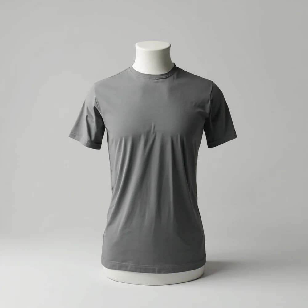 T-Shirt (Round Neck) - Short Sleeve · Women's · Polyester — Charcoal