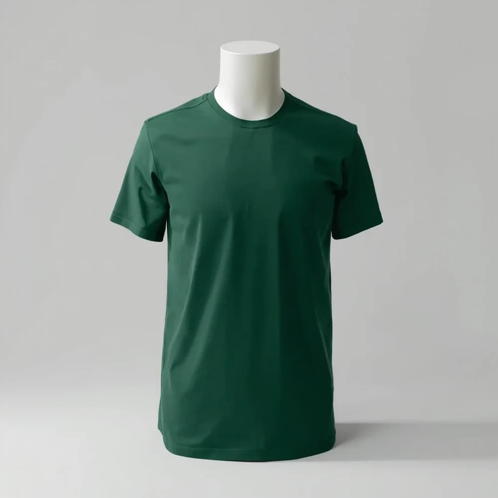 T-Shirt (Round Neck) - Short Sleeve · Women's · Polyester — Forest Green