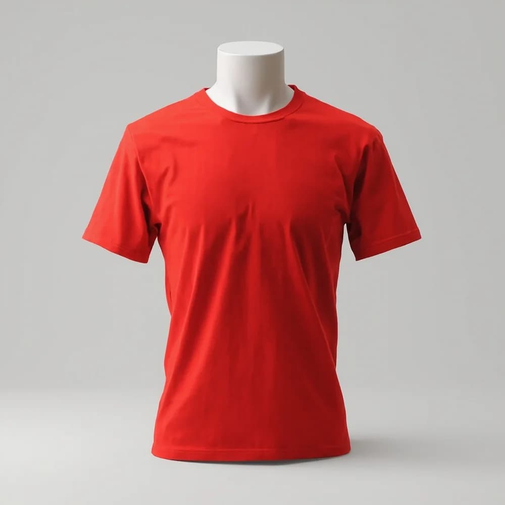 T-Shirt (Round Neck) - Short Sleeve · Women's · Polyester — Red