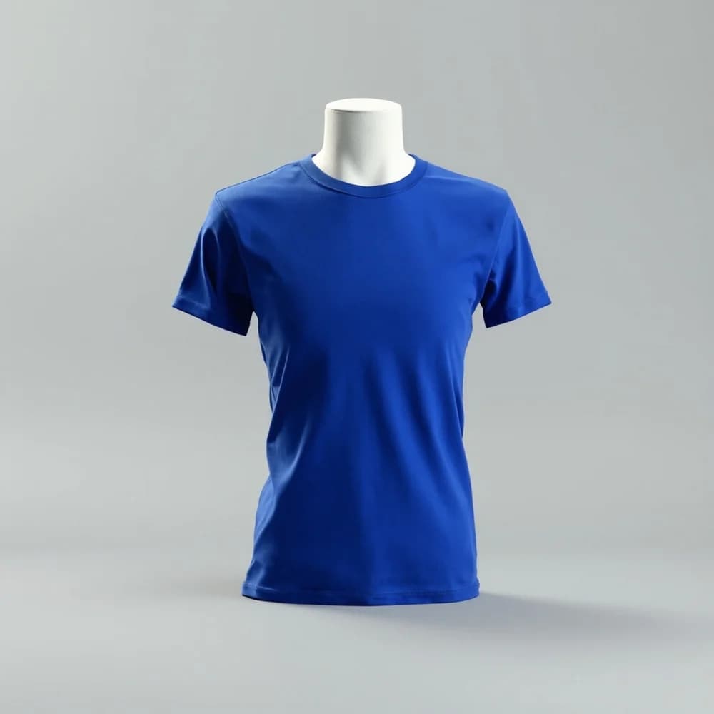 Performance Round Neck T-Shirt (Youth) · Unisex · Polyester — Royal Blue
